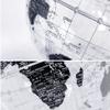 Desktop 360 Degree Rotating World Globe Globe With Metal Tripod Stand 7.8 Inch Clear Acrylic World Globe view 4