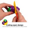 1set Mini Vegetable and Fruit Cutting Set with Orange Mesh Bag for Pretend Play Develops Creativity and Hand-Eye Coordination Food Toy for Boys and Girls view 2