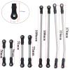 LCG Girder Frame Stainless Steel Linkage Link Rod Rod End for 1/10 RC Crawler Axial SCX10 II III TRX4 Capra 1.9 LCG Rails Chassis Kit (for SCX10 II) view 2