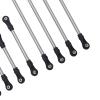 LCG Girder Frame Stainless Steel Linkage Link Rod Rod End for 1/10 RC Crawler Axial SCX10 II III TRX4 Capra 1.9 LCG Rails Chassis Kit (for SCX10 II) view 3