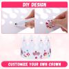 Crtiin 200 Pcs White Paper Crowns DIY Birthday Party Crowns for Kids, Birthday Party Hats Decorations Baby Shower Party Supplies (Classic Style) view 3