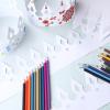 Crtiin 200 Pcs White Paper Crowns DIY Birthday Party Crowns for Kids, Birthday Party Hats Decorations Baby Shower Party Supplies (Classic Style) view 4