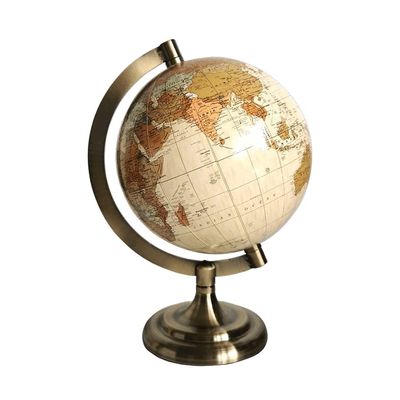 Elegant Handmade World Globe Black Ocean Globe Decorative Educational Globe Creative Office Retro World Globe