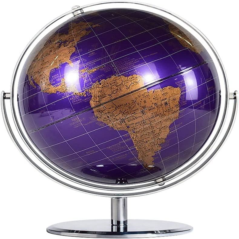 Antique Desktop Geo World Globe 720 Rotating Geo Globe Educational World Globe 10 Inch Diameter The