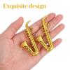 Mini Saxophone Model Miniature Sax Model Musical Collection Decorative Ornaments (9) view 2