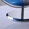 Classic Blue World Globe With Stainless Steel Non-slip Base Stand Desk Educational Geography World Globe Earth Perfect Home Decor view 3