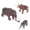 Agatige Mammoth Model, Plastic Simulation Home Decoration Woolly Mammoth Toy for 5-10 Years Old Kids view 1
