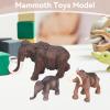 Agatige Mammoth Model, Plastic Simulation Home Decoration Woolly Mammoth Toy for 5-10 Years Old Kids view 2