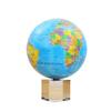 Creative Auto Rotating Glowing World Globe with Clear Crystal Base Traveler Globe Kids Earth Globe Decoration 5.9 Inch Diameter view 1