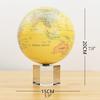 Creative Auto Rotating Glowing World Globe with Clear Crystal Base Traveler Globe Kids Earth Globe Decoration 5.9 Inch Diameter view 2