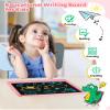 KOKODI 12 Inch LCD Writing Tablet with Anti-Lost Stylus, Erasable Doodle Board Colorful Toddler Drawing Pad, Car Travel School Games Toys for 3 4 5 6 7 8 Kids, Birthday Gift for Girls Boys Adults Pink view 2