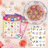 Birthday Bingo Game for Kids Toddlers 24 Players Happy Birthday Bingo Cards with 40Pcs Reward Stickers School Family Party Favors Gifts Classroom Activities Board Game Holiday view 4