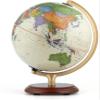 2 In 1 Glowing World Globe With Wooden Frame Children's Desk Office Decoration Educational World Globe 10 Inch view 1