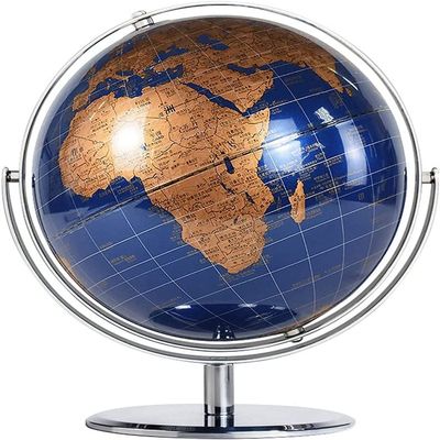 Classic Elegant World Globe 720 Rotating Educational Geography Globe Adult Educational World Globe With Sturdy Metal Stand