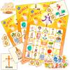 HomSeon 24 Players Bible Bingo Cards, Christian Bingo Game for Kids with Punny Stickers Jesus Religious Christian Game for Church Sunday Family Activities view 1