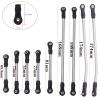 LCG Girder Frame Stainless Steel Linkage Link Rod Rod End For 1/10 RC Crawler Axial SCX10 II III TRX4 Capra 1.9 LCG Rails Chassis Kit (for SCX10 III) view 2