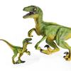 JR PARK 2Pcs Dinosaur Toys, 15.5 Large Velociraptor Green Dinosaur Action Figure, Realistic Dinosaurs Toys Gifts for Boys Girls, Birthday Gifts Christmas Decor view 1