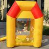 BOCOBMTN Inflatable Cash Booth Inflatable Money Cube 2 Opening Inflatable Grab Money Cash Booth for Outdoor Fun Advertising Promotion Birthday Party(NO Blowers) view 3