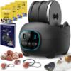 Lefree store Rock Tumbler Kit for Adults Kids, Professional Rock Polisher with 3LB Leak Proof Rubber Barrel, Includes 1 LB Rough Rocks,4 Rock Tumbler Grits etc,STEM Christmas for Kids view 1
