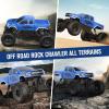 DOUBLE E Ford Raptor F150 RC Car 4WD Monster Trucks for Boys,11 Inches Off Road Crawler Vehicle RC Truck Toy Gift for Boys Girls 6 7 8-12 Years-Blue view 3