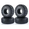JHR RC Tires 1.9inch 4Pcs Crawler Rubber Tires Tyre Set 120mm Wheel Tires for 1/10 RC Rock Crawler Axial SCX10 90046 TRX4 TRX-6 view 1