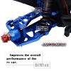 RCMYou RC Caster Blocks C-hubs&Steering Blocks&Carriers Stub Axle Upgrades Part for 1/10 Maxx WideMaxx,Aluminum Hops Up for RC Truck Mode #89086-4,#89076-4,Replace #8932,8937,8952,Navy Blue view 3