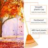 CHEERBANK 4Pcs Kid Rakes, 31" Child Size Plastic Lawn Rakes for Leaves Wooden Handle, Great Gardening Tools Gifts for Boys Girls Age 3 Year Old and Up view 2