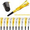 200 Pcs Party Blowers Noise Makers Horns Blowout Clappers Noisemakers for Halloween Christmas Birthday Sporting New Year's Eve Party Supplies 2026(Black Gold, Black Silver) view 2