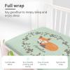 Personalized Sports Theme Crib Sheets for Boys, Custom Ball Fitted Baby Crib Sheet with Name for Standard Crib & Toddler Bed Mattress, Soft Breathable Nursery Cribs Bedding, 28" x 52" view 2