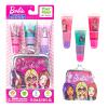 Barbie  Townley Girl Plant-Based 3Pcs Juicy Tube with Granny bag Makeup Cosmetic Set for Kids and Girls, Ages 3+, Perfect for Parties, Sleepovers & Makeovers, Multicolor view 1