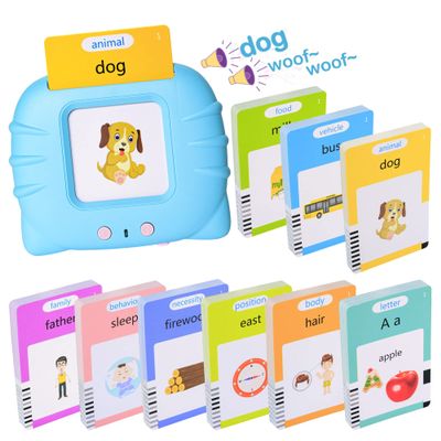 510 Talking Flash Cards for Kids 2-4 - Pocket Speech Therapy Toys for Autism, Montessori Learning