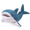 Lilizzhoumax Giant Whale Shark Stuffed Animal, Sea Plush Toy, Simulation Big Shark Plush Pillow, Gift for Boys and Girls, Home Decor, Blue 20 Inch view 1