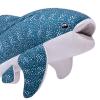 Lilizzhoumax Giant Whale Shark Stuffed Animal, Sea Plush Toy, Simulation Big Shark Plush Pillow, Gift for Boys and Girls, Home Decor, Blue 20 Inch view 2