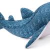 Lilizzhoumax Giant Whale Shark Stuffed Animal, Sea Plush Toy, Simulation Big Shark Plush Pillow, Gift for Boys and Girls, Home Decor, Blue 20 Inch view 3