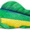 lilizzoumax Ghost Saury Fish Stuffed Animal,Simulation Mahi Mahi Plush Toy,Dorado Fish Toy,Fish Pillow, for Kids,17.7 Inch Green view 4