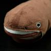 Megamouth Shark Plush Stuffed Sea Animal, 18.89 Inch Dark Grey Simulation Megamouth Shark Plush Stuffed Toy Simulate Real Shark Animal Plush Toy, Gift Pillow for Boys and Girls, Decorate Room view 3