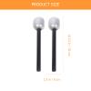 NUOBESTY 18 Pcs Simulation Microphone Props Glitter Pretend Microphones Party Favor Toys for Kids Halloween Costume Party Decor view 2