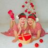 JaGely 9 Pcs Christmas Elf Hat Xmas Elf Beanie Adult Santa Hats for Christmas Holiday Winter for Women Men view 3