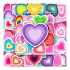 50Pcs Colorful Heart Stickers Waterproof Cute Love Stickers for Water Bottle Skateboard Scrapbooking Laptop Phone Guitar Cars Bicycle Motorcycle,Vinyl Valentines Day Stickers for Teens Kids Girls view 2