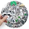 50Pcs The Northern Raccoon Stickers Vinyl Animal Sticker Pack for Laptop Water Bottle Skateboard Luggage Guitar Bicycle Cars Suitcase Scrapbook Journal,Waterproof Cute Raccoon Sticker for Kids Teens view 3