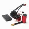 GoolRC 3670 2150KV Brushless Motor Sensorless Waterproof Motor and 120A Brushless ESC with T Plug + Heat Sink + Programming Card Combo Set Replacement for HSP HPI Traxxas 1/8 RC Car Truck view 1