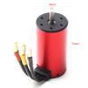 GoolRC 3670 2150KV Brushless Motor Sensorless Waterproof Motor and 120A Brushless ESC with T Plug + Heat Sink + Programming Card Combo Set Replacement for HSP HPI Traxxas 1/8 RC Car Truck view 4