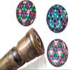 Stark Export House Antique Brass Optical Kaleidoscope Toys Handmade Working Brass Kaleidoscope Gift for 6 inch view 4
