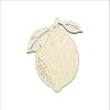 3" - 6 Pack Quantity Lemon Wood Cutout for Crafts, Wooden Craft Lemon, Summer Kid Crafts, Multiple Size Options, Citrus Fruit view 2
