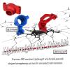 Rcarmumb RC Upgrades Part for 1/10 Maxx WideMaxx,Aluminum Caster Blocks C-hubs&Steering Blocks&Carriers Stub Axle Hops Up for RC Truck Mode #89086-4,#89076-4,Replace #8932,8937,8952,Red view 4