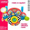 Winfun 46879 Baby Steering Wheel with Light and Sound, Toy and Accessories for Babies, Interactive, Gifts for Pram or Crib view 2