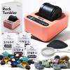 BRYTE Rock Tumbler Pink, 3 Speeds & Digital 9-Day Polishing Timer, Dual Injection, Self-Cooling Premium Motor, Professional Grade Rock Polisher Kit, Ideal for Kids & Adults view 1