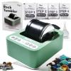 BRYTE Rock Tumbler & Tumbling Machine - Medium Mint Green, 3-Speed, Ages 8+ - Direct-Drive, 9-Day Timer & Cooling Quiet Motor - Indoor Quiet Polisher & Sea Glass Kit - Rock Tumblers for Adults & Kids view 1