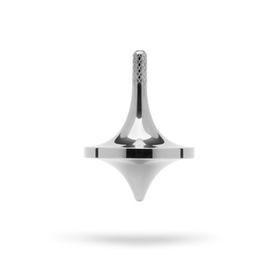 Stainless Steel Spinning Top | Made in USA | CNC Metal Desk Toy for Adults and Children | Long Spin Time, Stress Relief, Focus, Meditation & Fidget Toy Gift