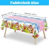 Capoda 87 Pcs Candy Themed Party Decorations Birthday Party Decorations Candy Tablecloth and Lollipop Backdrop with Balloon Garland Kit for Girl Boy Castle Lollipop Supplies view 4